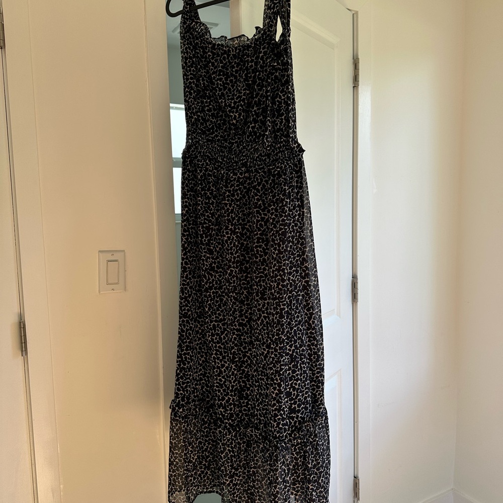 Who What Wear Blue/Grey Maxi Dress